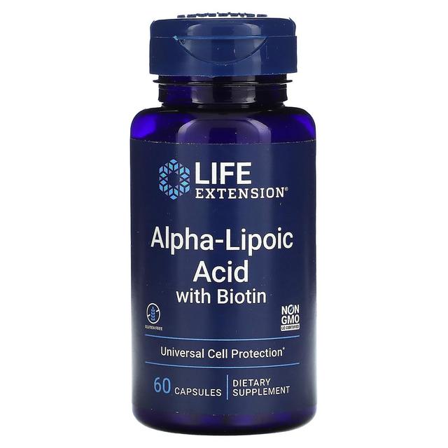 Life Extension, Alpha-Lipoic Acid with Biotin, 60 Capsules on Productcaster.