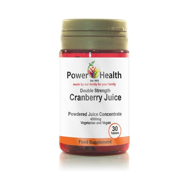 Power health double strength cranberry juice 4500mg 30's on Productcaster.