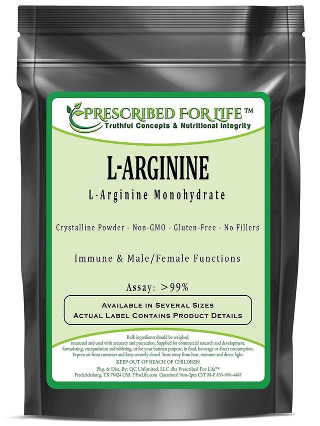 Prescribed For Life Arginina (L)-L-arginina pó aminoácido base (ensaio: > 99%) 2 kg (4.4 lb) on Productcaster.