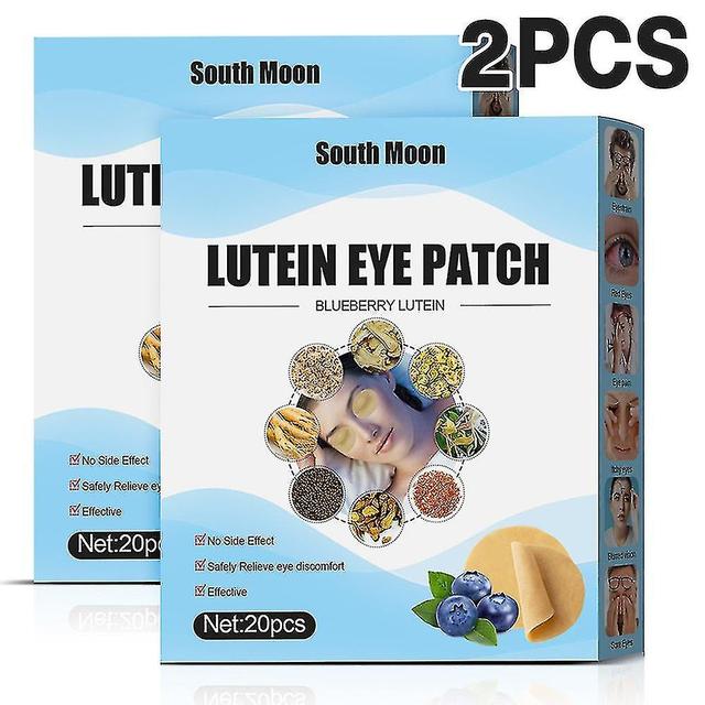 Bradfordan 1/2 Pack Eye Patch Effective Compact Blueberry Lutein Herbal Relieve Fatigue 2pcs on Productcaster.