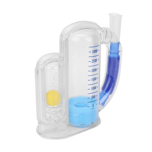 Gift 3000ml spirometri Puste Exerciser Lunge Puste Vital Kapasitet Trening Tool Exerciser on Productcaster.