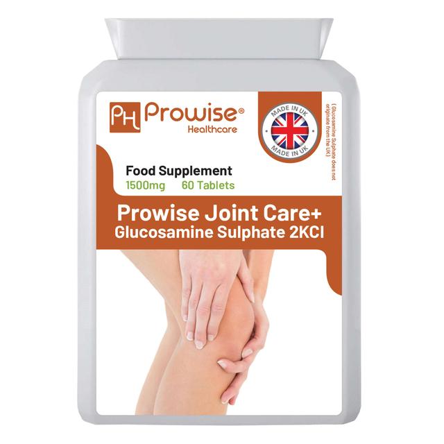 Prowise Healthcare Joint Care+ (Glucosamine Sulphate 2KCl) 1500mg 60 Tablets | Made In UK by Prowise on Productcaster.