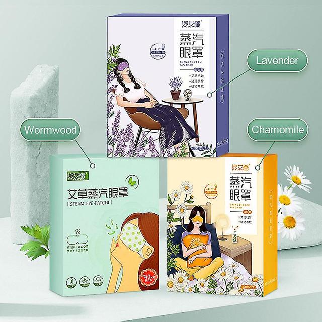 Eye Mask Eye Patch Warm Compress Classic Wormwood Eye Care Herbal Extract A 5PCS on Productcaster.