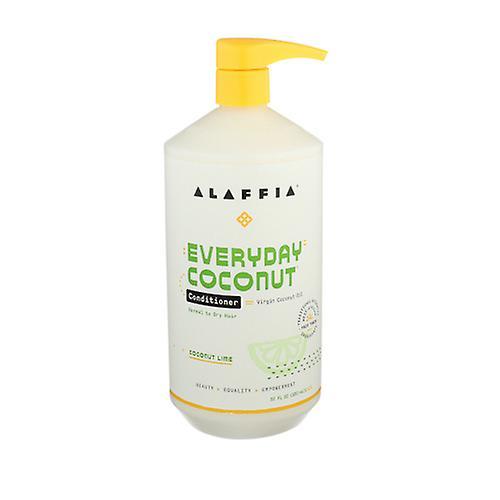 Alaffia Coconut Lime Conditioner, 32 Oz (Pak van 1) on Productcaster.