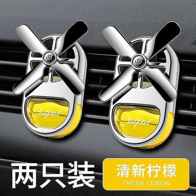 Sjioh Car Aromatherapy Air Freshener Rotating Propeller Air Outlet Fragrance Car Tuyere Aromatherapy Creative Mini Auto Perfume Decor on Productcaster.