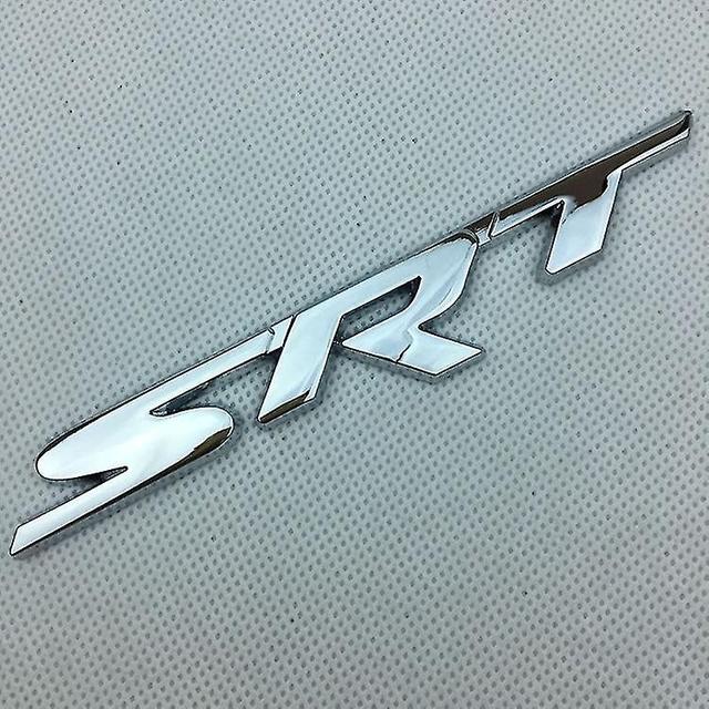 Grand Cherokee 300c Platinum Sharp Srt Metal Car Logo Dodge Kubo Guide Car Decal Srt Decalsilver on Productcaster.