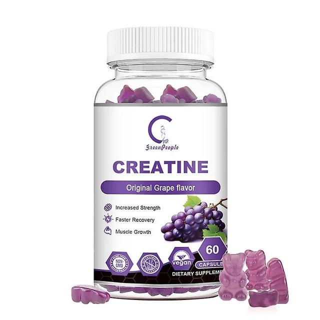 Sofirn GPGP Greenpeople Grape Flavor 400MG Creatine Increases Body Mass and Strength Athletic Gummies for Gym Men Women 60pcs on Productcaster.