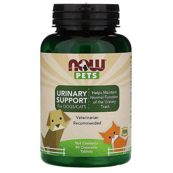 NOW Foods Agora alimentos, animais de estimação, suporte urinário para cães / gatos, 90 comprimidos mastigáveis on Productcaster.