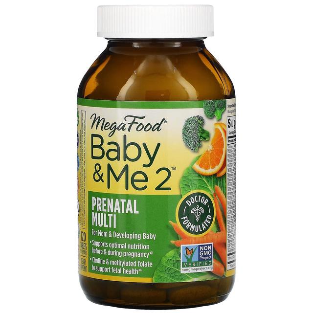 MegaFood, Baby & Me 2, 120 Tablets on Productcaster.