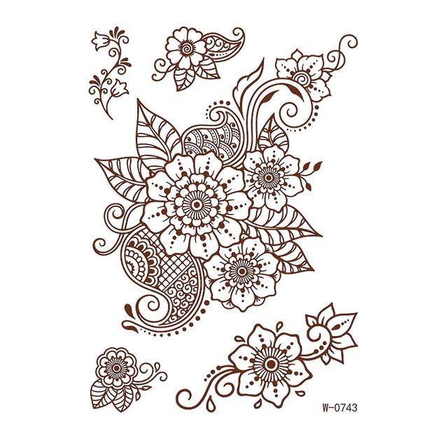 Szmtcv Temporary Tattoo Sticker Waterproof Diy Body Tattoo Patch Long Lasting Personalized Sticker 0743s on Productcaster.