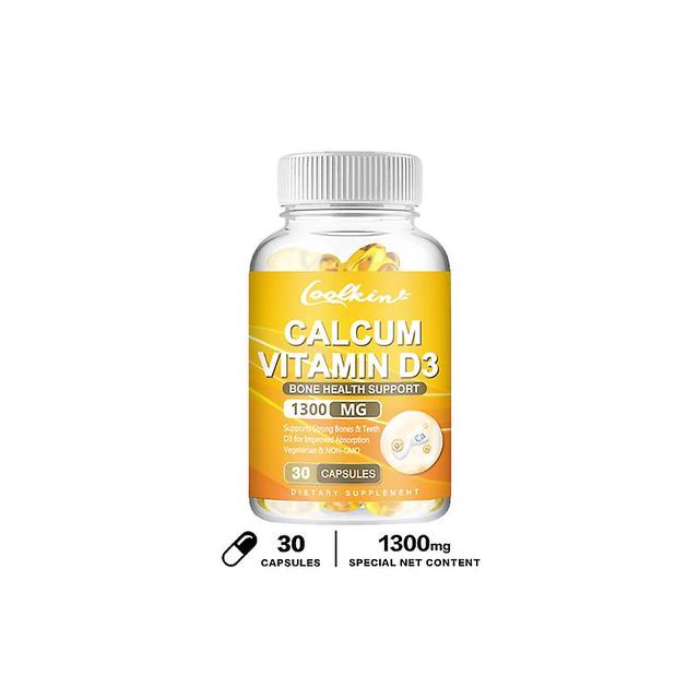 Vorallme Calcium 1200 Mg Plus Vitamin D3 For Bone Health And Immune Support, Enhanced Carbonate Absorption Dietary Capsules 30 Capsules on Productcaster.