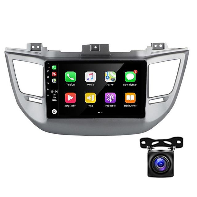 For Tucson 2015-2019 Carplay Android 12 Car Radio Gps Navi Ft on Productcaster.