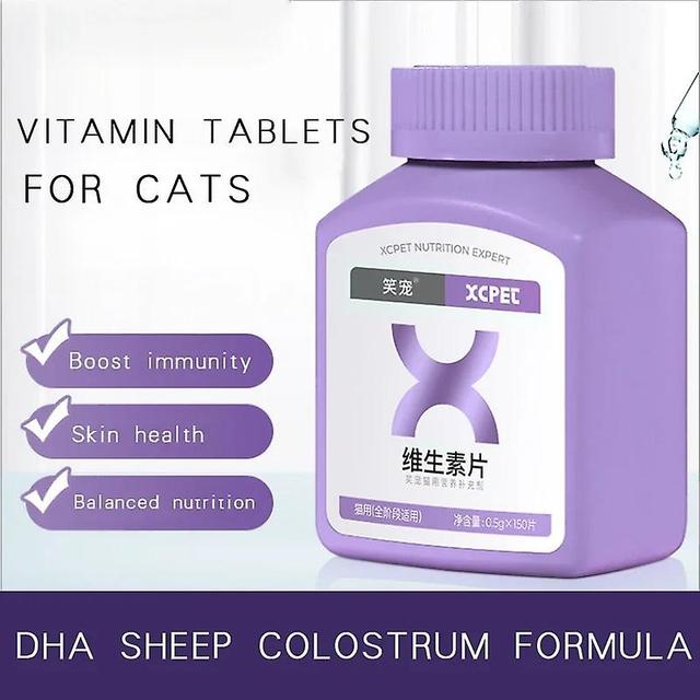 Jinzhaolai Fattening Skin Care Beauty Cat Trace Element Tablets Multivitamins Cat Kitten Cat Ringworm Nutritional Supplements 2bottle on Productcaster.