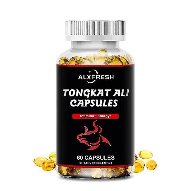 Pusili 120pcs poderoso Tongkat Ali cápsulas de raiz Tongkatali Anti-fadiga alívio gota manutenção hormonal para homens suplementos on Productcaster.