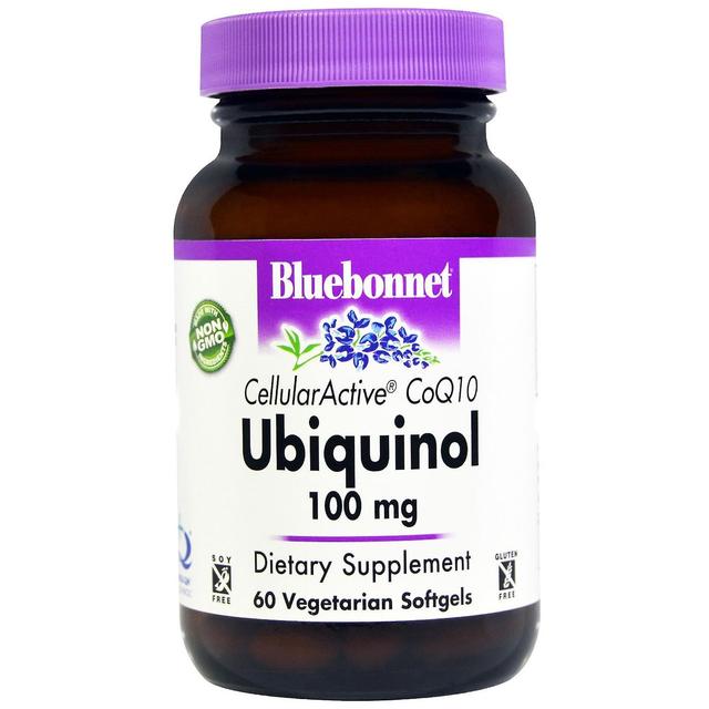 Bluebonnet Nutrition, Ubiquinol, Cellular Active CoQ10, 100 mg, 60 Veggie Softge on Productcaster.