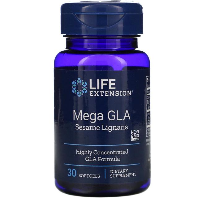 Life Extension, Mega GLA Sesame Lignans, 30 Softgels on Productcaster.