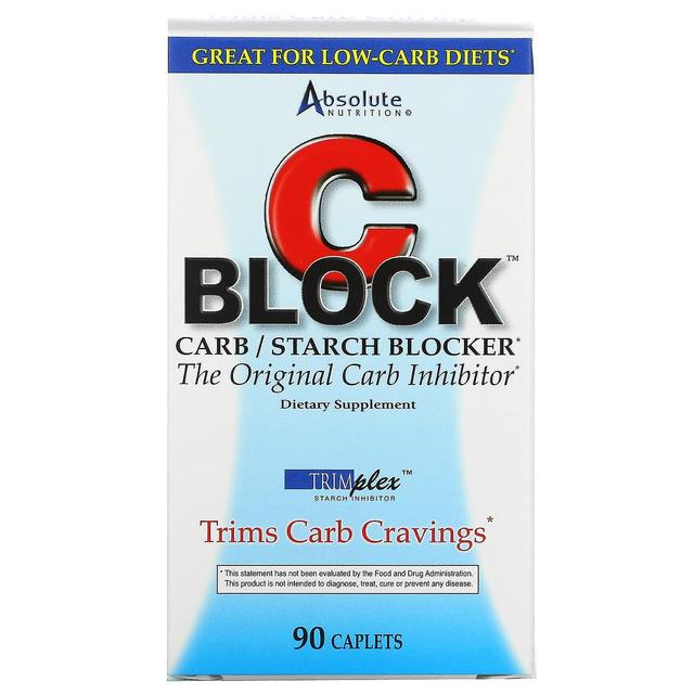 Absolute Nutrition, CBlock, Carb/Starch Blocker, 90 Caplets on Productcaster.