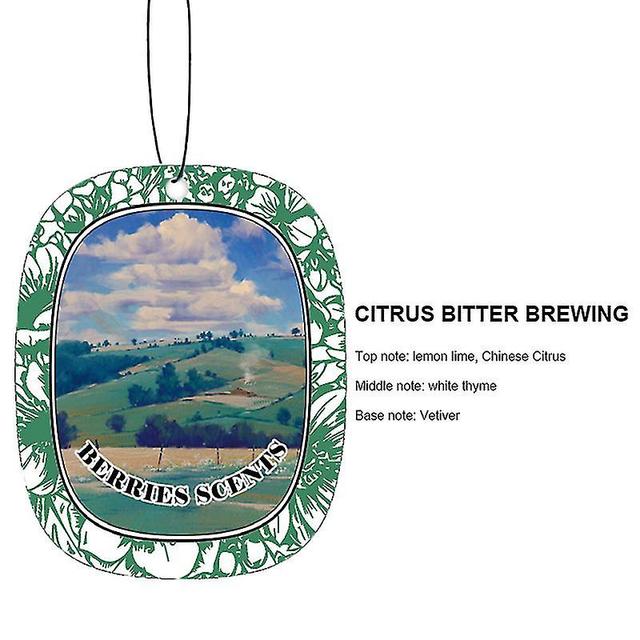 Sjioh 4pcs Auto Profumo Donne Lasting Diffusore di fragranza Hanging Car Interior Birra amara agli agrumi on Productcaster.