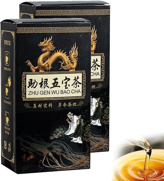 Té de los Cinco Tesoros de Ginseng Té de Riñón, Fórmula de Té de Riñón Té de los Cinco Tesoros de Ginseng, Té de Riñón Esencial para Hombres, Té pa... on Productcaster.