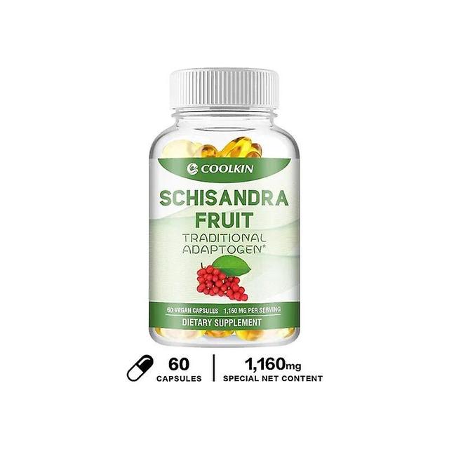 Venalisa Organic Schizandra Capsule Supplement - Natural Antioxidant To Support Cardiovascular Health | Non-GMO and Gluten-Free 60 Capsules on Productcaster.