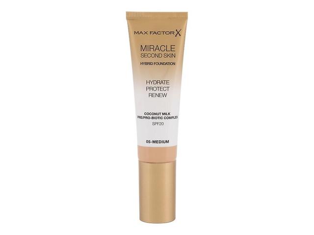 Max Factor - Miracle Second Skin 05 Medium SPF20 - For Women, 30 ml on Productcaster.