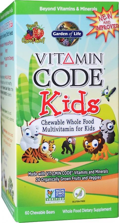 Garden of Life Vitamin Code Kids Chewable Whole Food Multivitamin For Kids 60 Units 658010114356 on Productcaster.