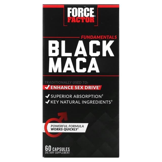 Force Factor Fattore di forza, Maca nera, 60 capsule on Productcaster.