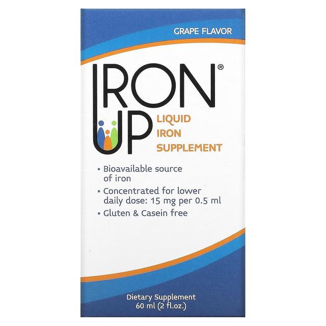 A.C. Grace Company, Iron Up, Suplemento de Ferro Líquido, Uva, 2 fl oz (60 ml) on Productcaster.