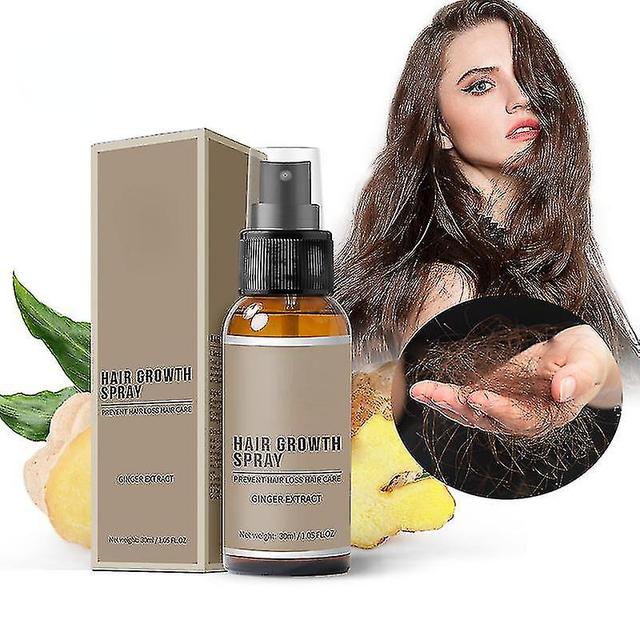 Sztlv Anti Queda de Cabelo Crescimento Spray Essência, Barba Crescer Estimulador Natural Acelerar o Crescimento do Cabelo Óleo Facial Hair Grower 20ml on Productcaster.