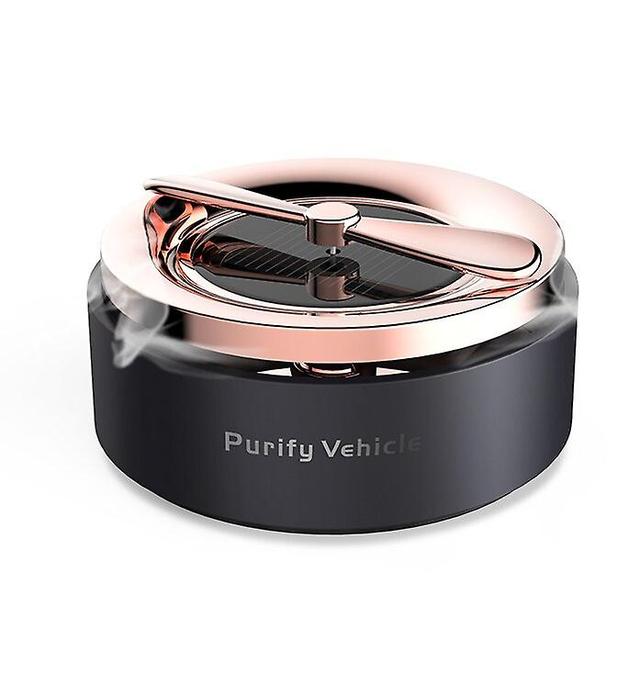 High Quality Car Solar Aromatherapy Perfume Solid Perfume Silent Auto Rotating Durable Practical Car Air Freshener Decoration on Productcaster.