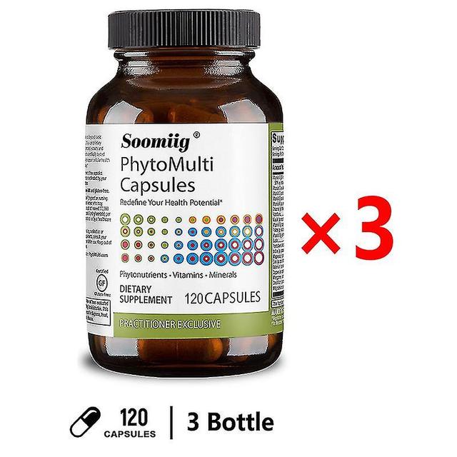 Guoguo Phytomulti Capsules Concentrated Plant Extracts Protect Cells And Maintain Dna Stability Activate Healthy Potential 120capsule-3 bottle on Productcaster.