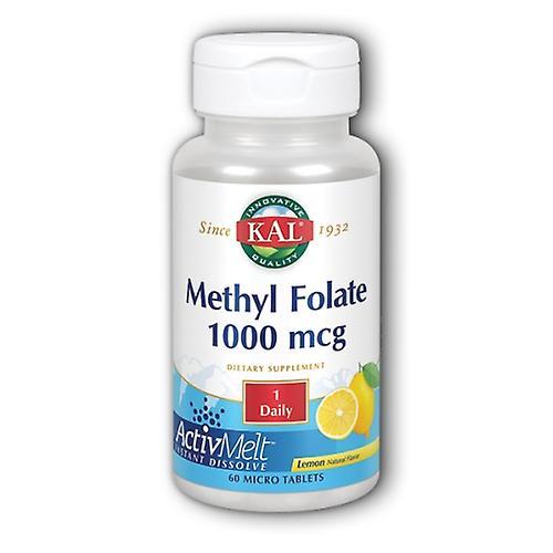 Kal Methyl Folate, 1000 mcg, 60 Count (Pack of 3) on Productcaster.