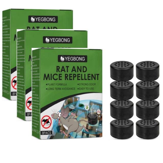 8/16/24pcs Mouse Evitação Pílula Motor do carro Outdoor Home Indoor Mouse Nemesis Pill on Productcaster.