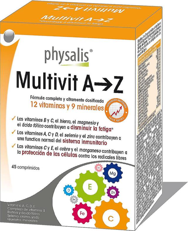 Physalis Multivit, A - Z 45 Tabletter 5412360001040 on Productcaster.