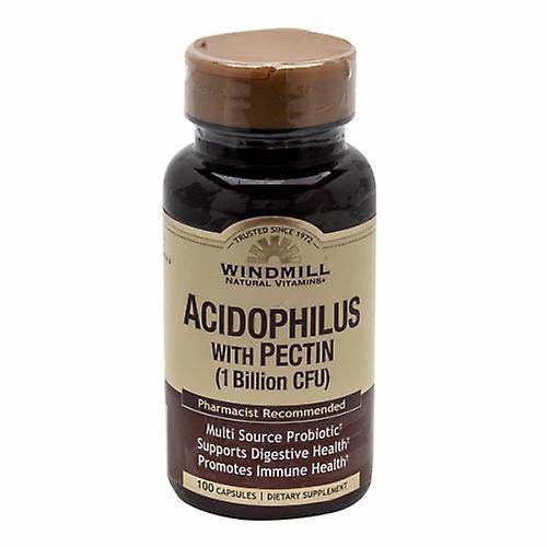 Windmill Health Acidophilus with Pectin, 100 Caps (Pack of 4) on Productcaster.