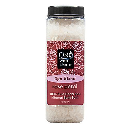 One with Nature Bath Salts, Rose Petal 32 oz (Pack of 1) on Productcaster.