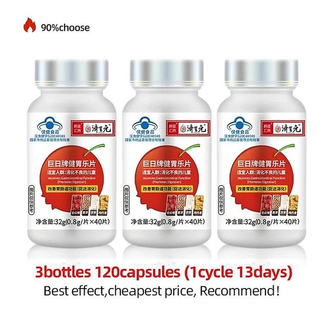 Tib Indigestion Tablets Hawthorn Malt Poria Cocos Supplements Dyspepsia Diarrhea Bloating Stomach Flatulence Promote Digestion 3Bottles Hot Sale on Productcaster.