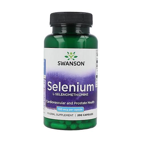 Swanson Selenium (L-Selenomethionine) 100 mcg 200 capsules on Productcaster.