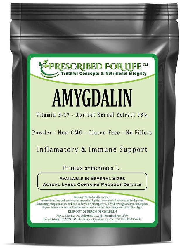 Prescribed For Life Amygdalin - Vitamin B-17 Powder - Apricot Kernal Extract 98% (Prunus armeniaca L.) 2 oz (57 g) on Productcaster.