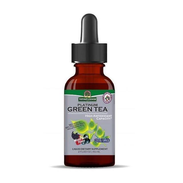 Nature's Answer Platinum Green Tea 60ml 1465 on Productcaster.