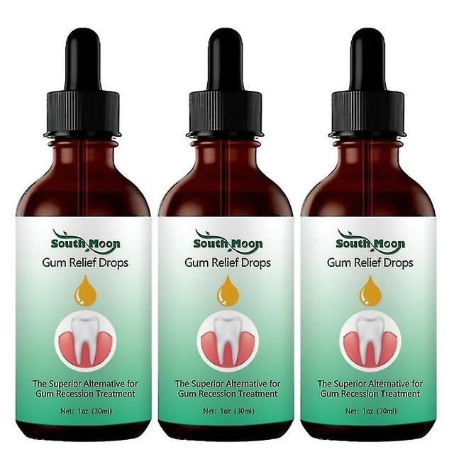 3pcs Dentizen Gum Regrowth Drops 30ml Treatment Natural For Oral Care Restoration New on Productcaster.