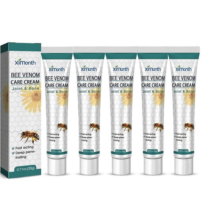 5pcs Veins D’abeille Joint Crème Articulaire Et Os Thérapie Crème Massages Traitements Crème Santé Osseuse Soins Corporels Outils Joint Os Crème on Productcaster.