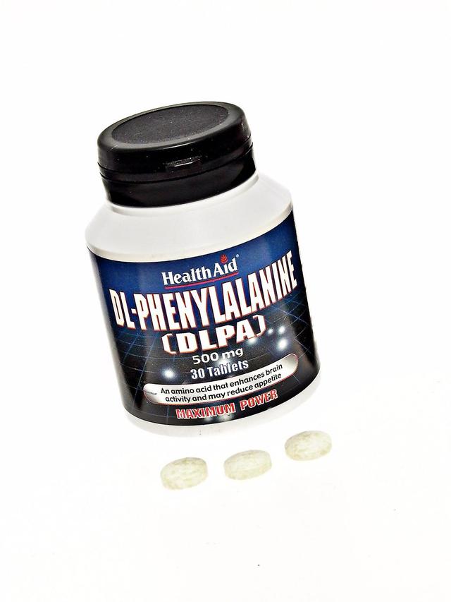 Health Aid DL-Phenylalanine (DLPA) 500mg, 30 Tablets on Productcaster.