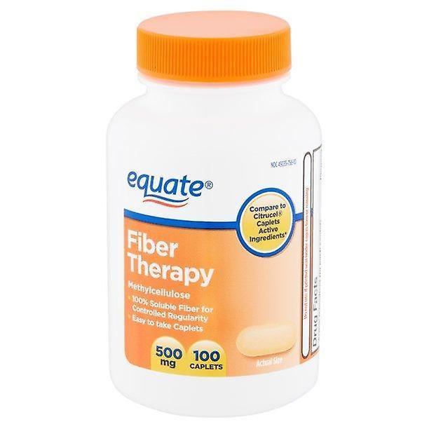 Equate Gelijk vezeltherapie methylcellulose caplets, 500 mg, 100 tellen on Productcaster.