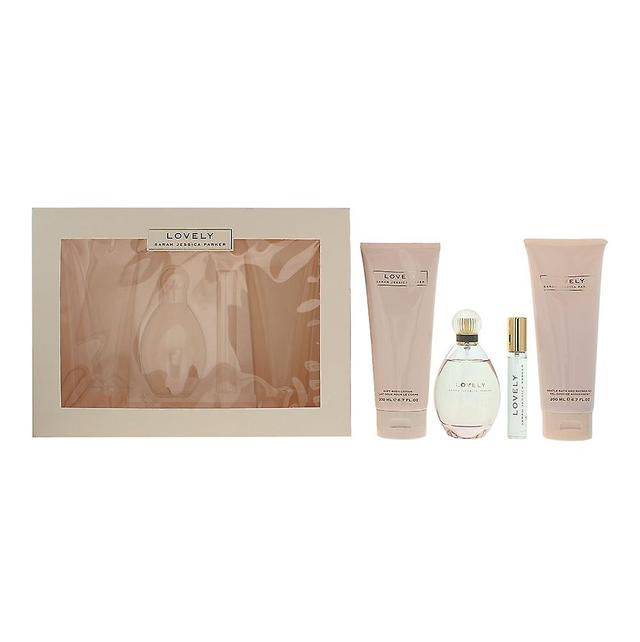 Sarah Jessica Parker Lovely Eau De Parfum 100ml Gift Set White on Productcaster.