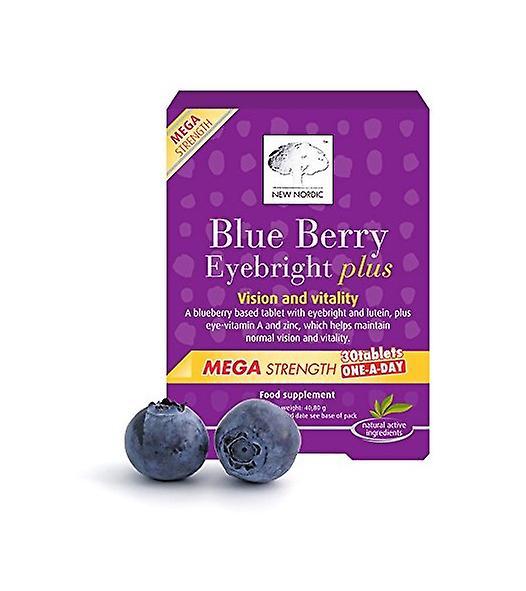 New Nordic, Blueberry Eyebright Plus Mega One a Day, 30 Tablets on Productcaster.