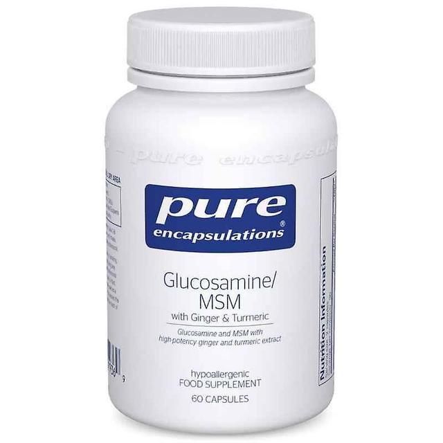 Pure Encapsulations Glucosamine, MSM, Ginger & Turmeric Caps 60 on Productcaster.