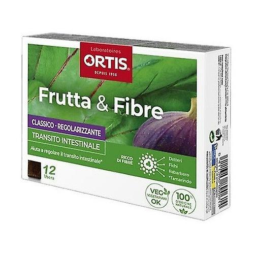 Ortis Fruits and fiber classic intestinal transit 12 units on Productcaster.