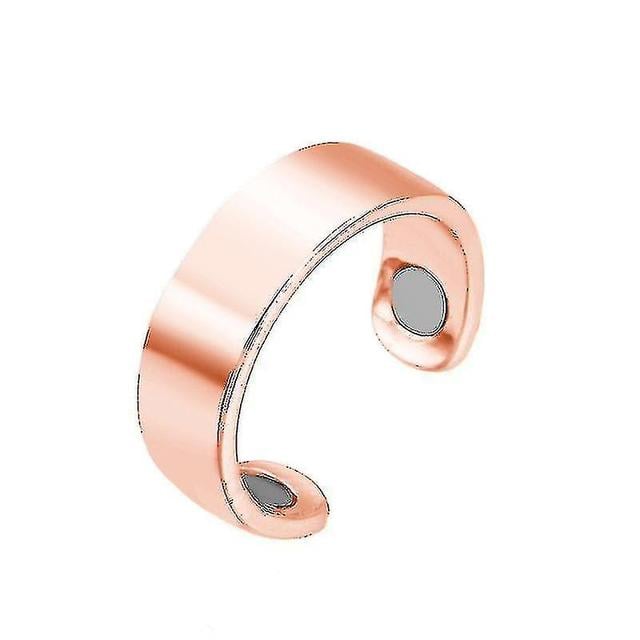 Magnetic Slimming Rings Natural Fat Burning Slimming Ring Magnetic Stimulation Acupoint Burning Fat Slimming Body Health Care Rose Gold on Productcaster.