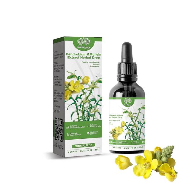 Herbal Lung Health Essence - Clearbreath Dendrobium & Mullein Extract (1PCS) 1 Pcs on Productcaster.